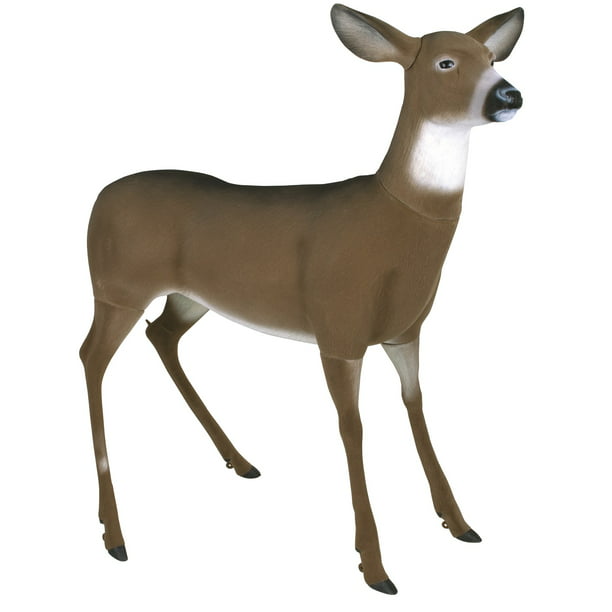 Durable 3-D Blow Molded HDPE Plastic Deer Decoy with Ultra-Realistic Detail